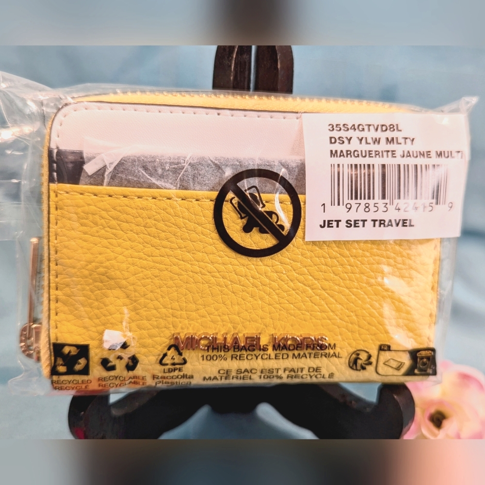 🆕MICHAEL KORS Jet Set Medium Color Block Wallet - Picture 6 of 6